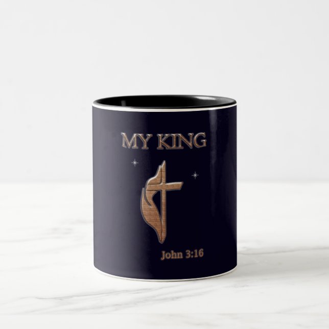 Tasse 2 Couleurs John 3:16 (Centre)