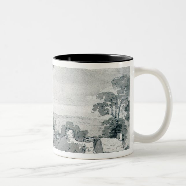 Tasse 2 Couleurs John Constable | l'entrée au village d'Ed (Droit)