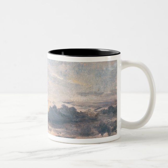 Tasse 2 Couleurs John Constable | une étude de nuage, coucher du (Droit)