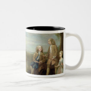 Tasse 2 Couleurs John et Elizabeth Jeffreys et leurs enfants, 17