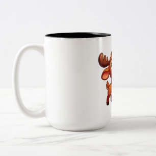 Tasse 2 Couleurs Joie de rennes et d'ornements