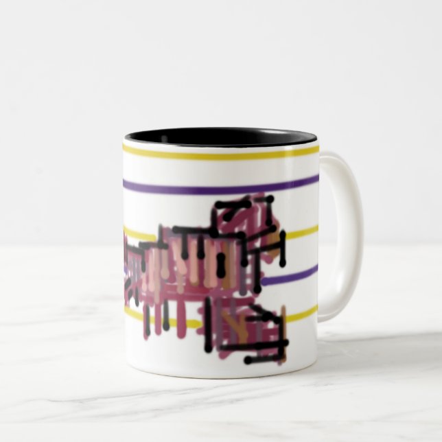Tasse 2 Couleurs Joie d'été du homard (Devant droit)