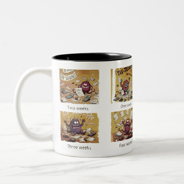 Tasse 2 Couleurs Joie fiscale (Gauche)
