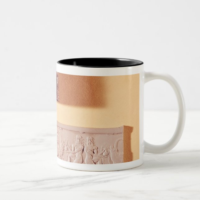 Tasse 2 Couleurs Joint et impression de cylindre d'Akkadian (Droit)