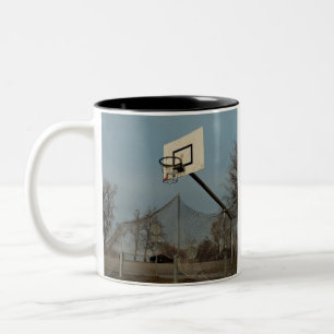 Tasse 2 Couleurs Joli basket-ball