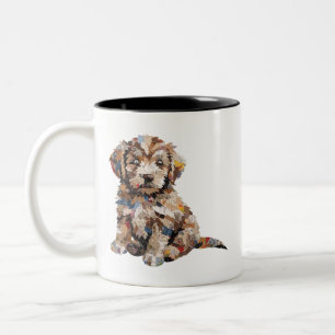 Tasse 2 Couleurs Joli chiot attendant d'être adopté