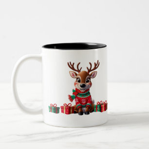 Tasse 2 Couleurs Joli Humour moderne tendance Funny Noël