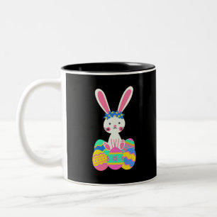 Tasse 2 Couleurs Joli lapin de Pâques