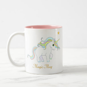 Tasse 2 Couleurs Joli licorne magique et étoile