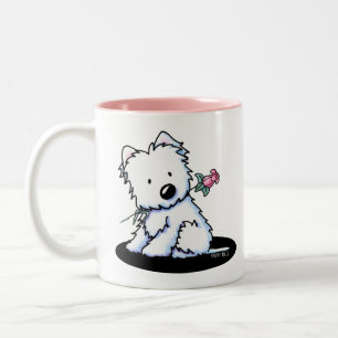 Tasse 2 Couleurs Joli petit chien Westie