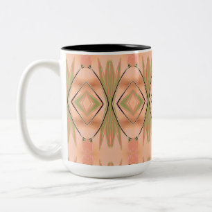 Tasse 2 Couleurs Jolie Coupe Floral de café