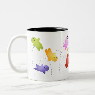 Tasse 2 Couleurs Jolie gelée bébés bonbons bonbons dessin animé