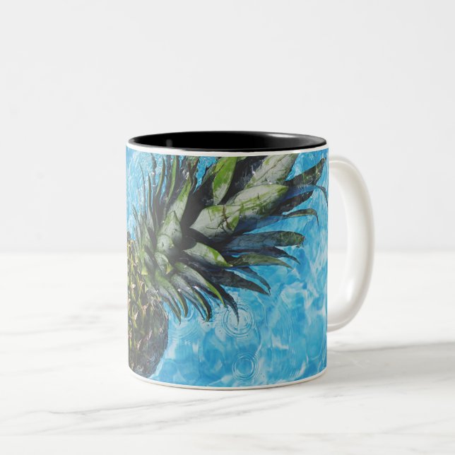 Tasse 2 Couleurs Jolie vie marine (Devant droit)