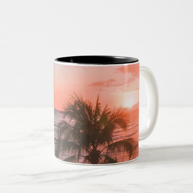 Tasse 2 Couleurs Jolie vie marine (Devant droit)