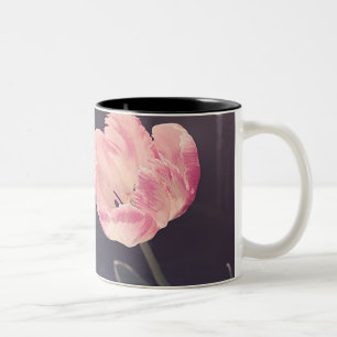 Tasse 2 Couleurs Jolis tulipes en fleurs - Personnalisé