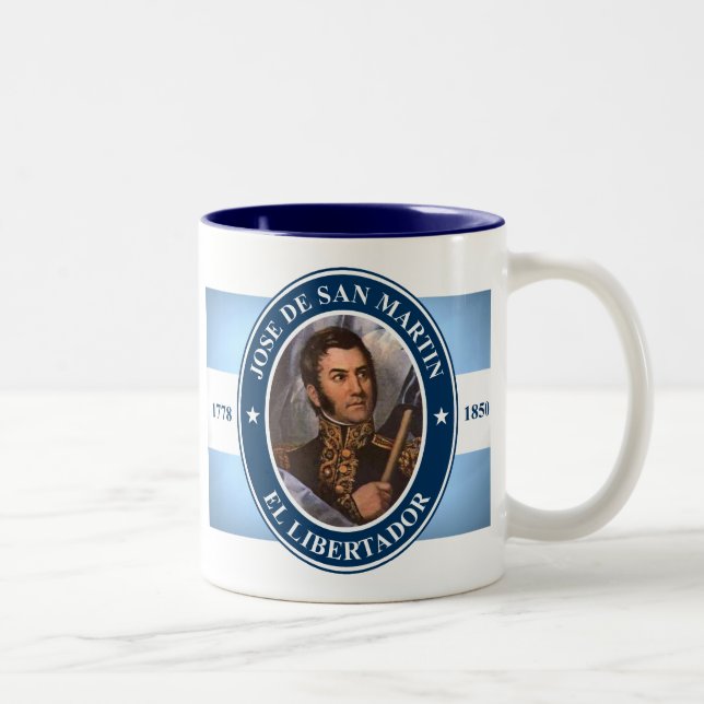 Tasse 2 Couleurs Jose de San Martin (Droit)