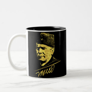 Tasse 2 Couleurs Josip Broz Tito Président de la Yougoslavie SFRJ