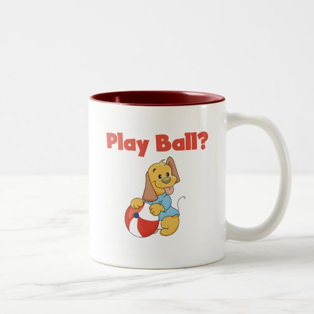 Tasse 2 Couleurs Jouer T-shirts et cadeaux de bal (Droit)