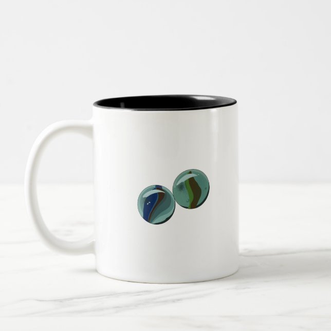 Tasse 2 Couleurs Jouet Marbles Taws (Gauche)