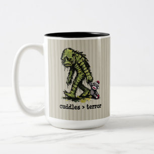 Tasse 2 Couleurs Jouet Singe Chaussette Monstre des Marais Mignon P