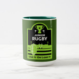 Tasse 2 Couleurs Joueurs Junior De Rugby