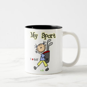 Tasse 2 Couleurs Jouez au golf mon sport