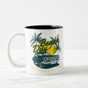 Tasse 2 Couleurs Jour de la plage