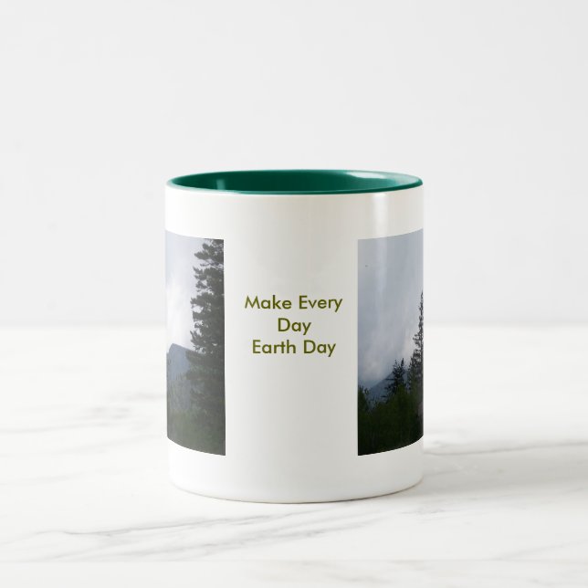 Tasse 2 Couleurs Jour de la Terre (Centre)