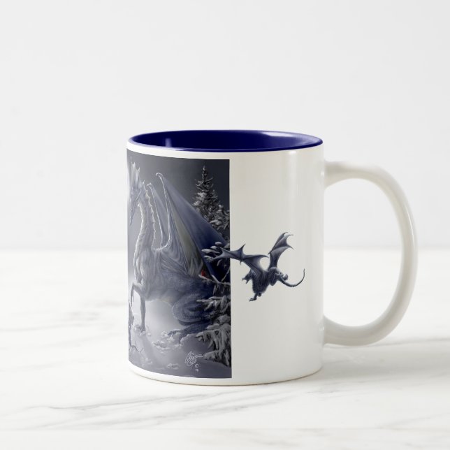 Tasse 2 Couleurs Jour de neige (Droit)