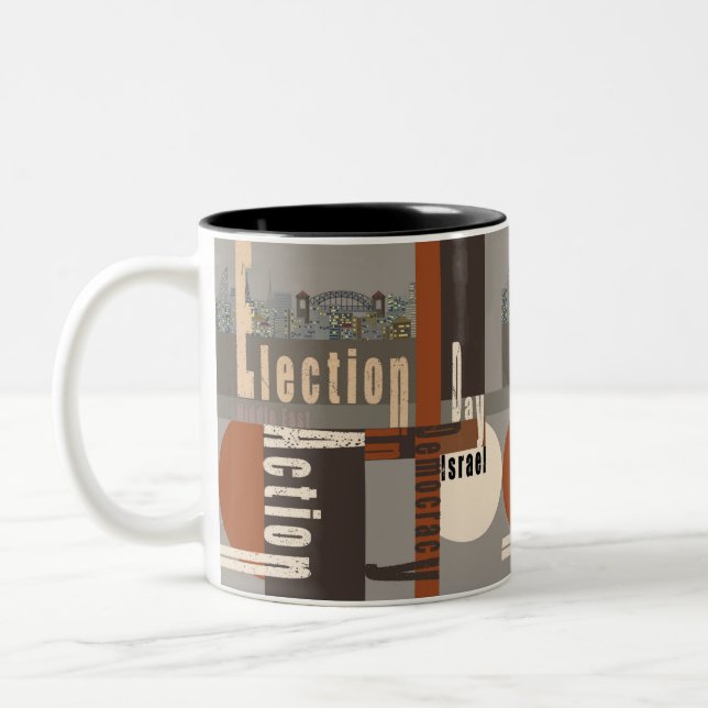Tasse 2 Couleurs Jour d'élection (Gauche)
