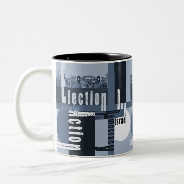 Tasse 2 Couleurs Jour d'élection (Gauche)