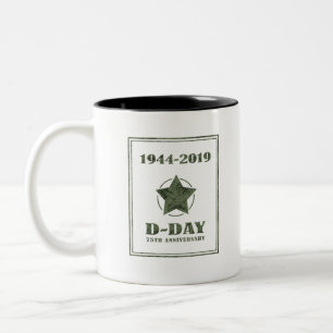 Tasse 2 Couleurs Jour J 75e anniversaire
