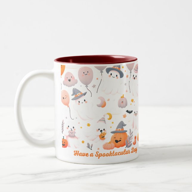 Tasse 2 Couleurs Jour Spooctaculaire Halloween (Gauche)
