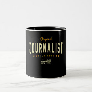 Tasse 2 Couleurs Journaliste Funny Titre du travail Profession