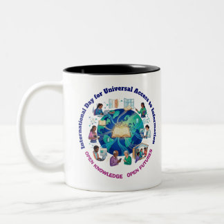Tasse 2 Couleurs Journée internationale de l'accès universel à l'in