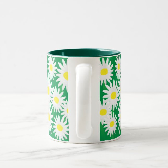 Tasse 2 Couleurs Joyeuse Marguerite  (Poignée)