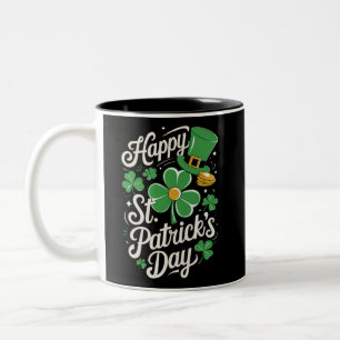 Tasse 2 Couleurs Joyeuse St Patrick's Day Patrimoine Irlandais St P
