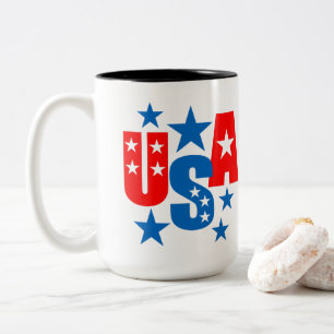 Tasse 2 Couleurs Joyeux 250e anniversaire Amérique