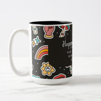 Tasse 2 Couleurs Joyeux anniversaire
