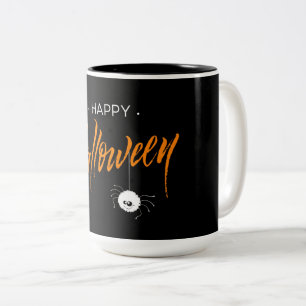Tasse 2 Couleurs Joyeux Araignée d'Halloween