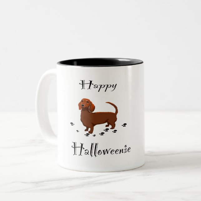 Tasse 2 Couleurs Joyeux Halloween ! (Devant gauche)