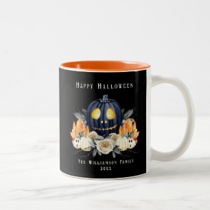 Tasse 2 Couleurs Joyeux Halloween Citrouilles de Samhain Sombres Cr