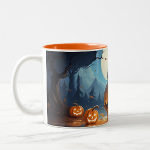Tasse 2 Couleurs Joyeux Halloween de Ghost