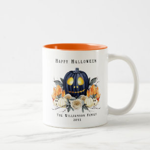 Tasse 2 Couleurs Joyeux Halloween Éffrayant Samhain Citrouille cris
