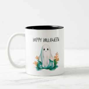 Tasse 2 Couleurs Joyeux Halloween Fantôme Créatif Drôle Halloween