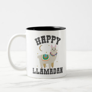 Tasse 2 Couleurs Joyeux Llamadan Funny Ramadan mignon Alpaca cadeau
