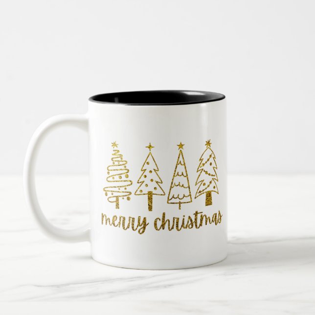 Tasse 2 Couleurs Joyeux Noël (Gauche)