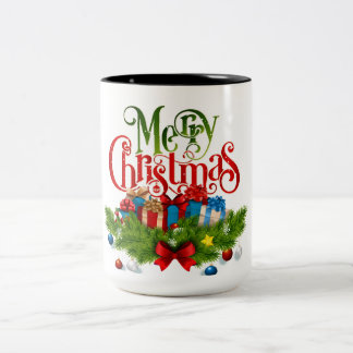 Tasse 2 Couleurs joyeux noël