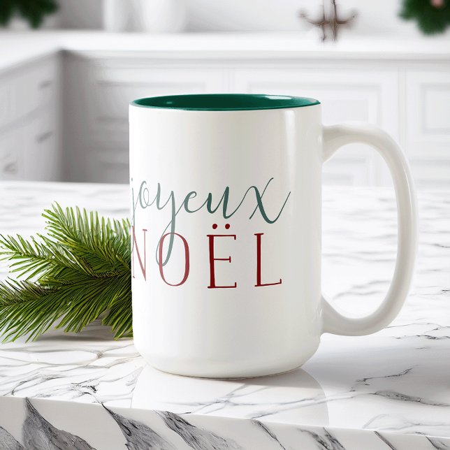 Tasse 2 Couleurs Joyeux Noel (Créateur téléchargé)