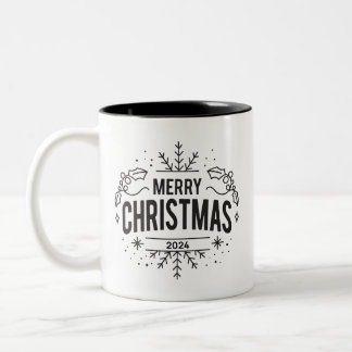 Tasse 2 Couleurs Joyeux Noël 2024
